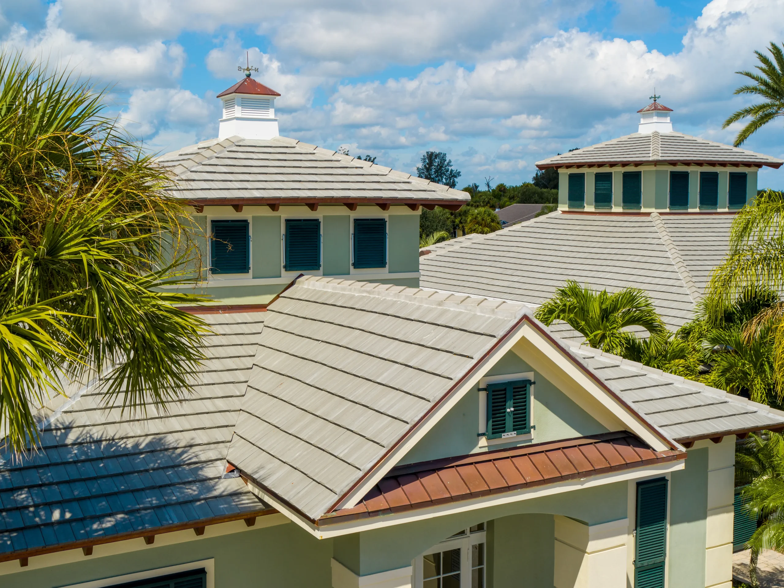 13in Natural Gray Concrete Tile Roof
