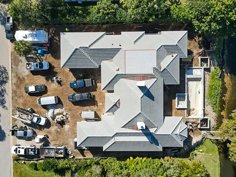 Natural Gray Concrete Roof Tile -2