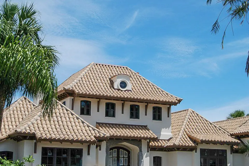 Terreal Clay two piece Barrel Tile Roof